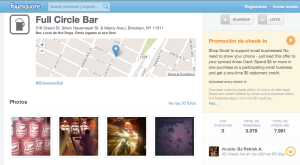 Foursquare Full Circle Bar
